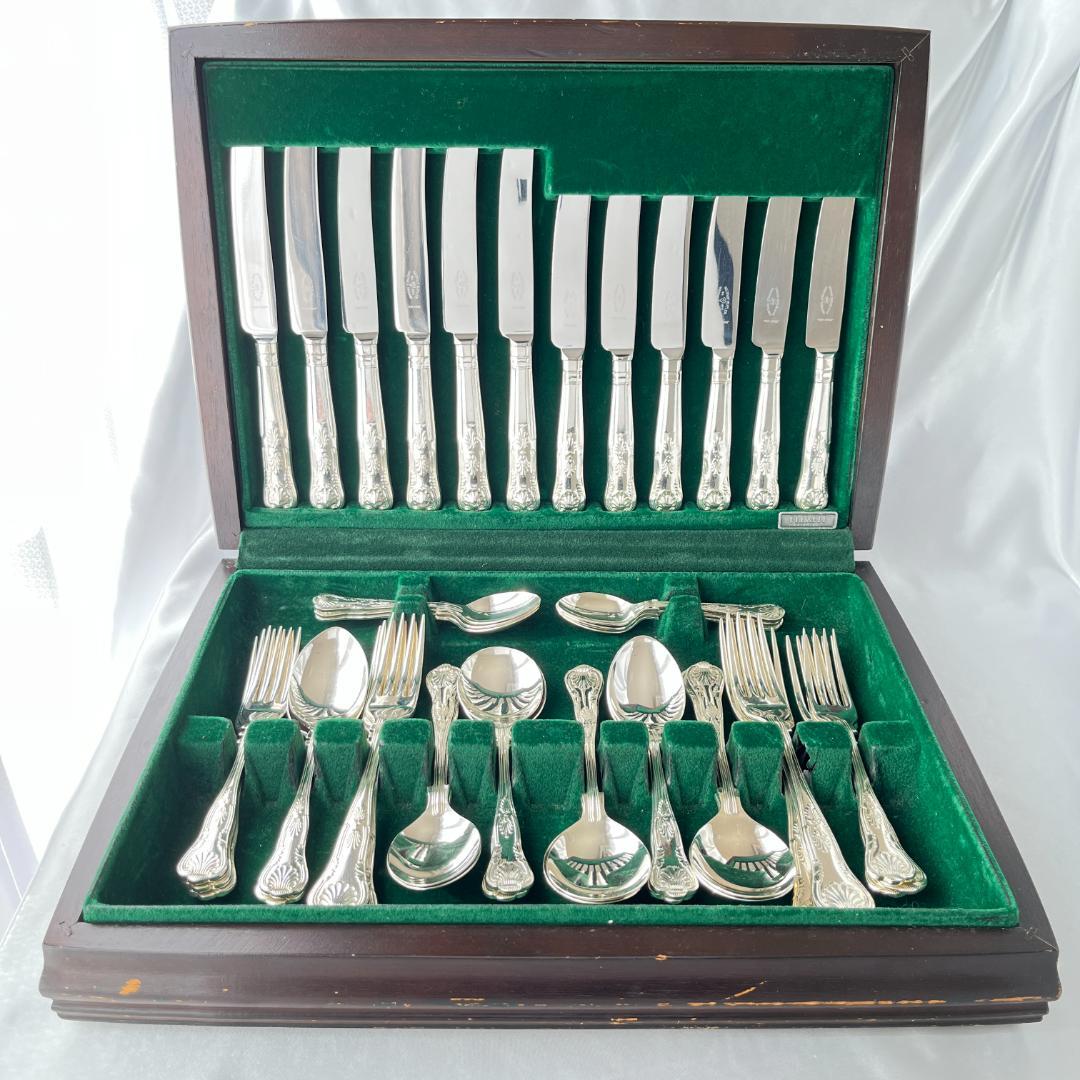 【e Butler】キングスパターンのディナーセット 6名用42本組