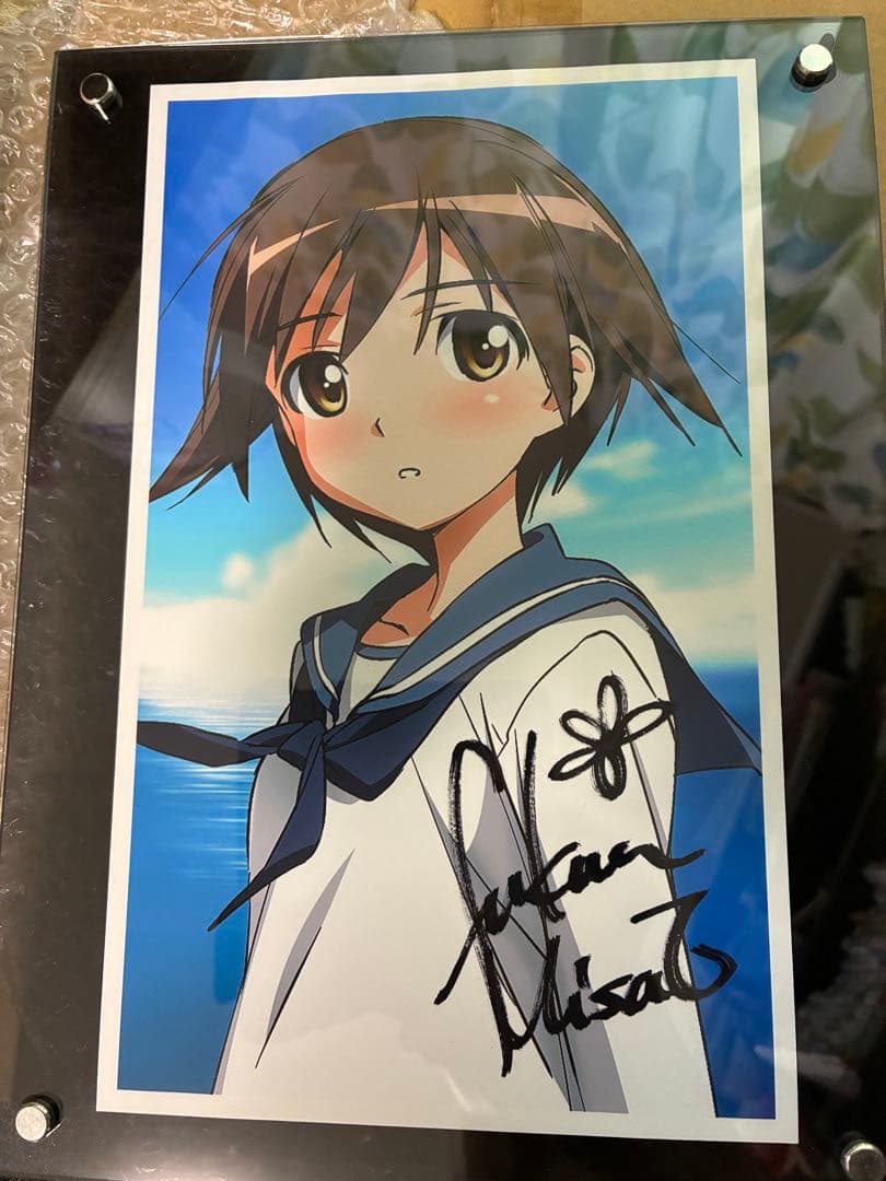 【前川桃子】ストライクウィッチーズ 福圓美里サイン入り複製原画