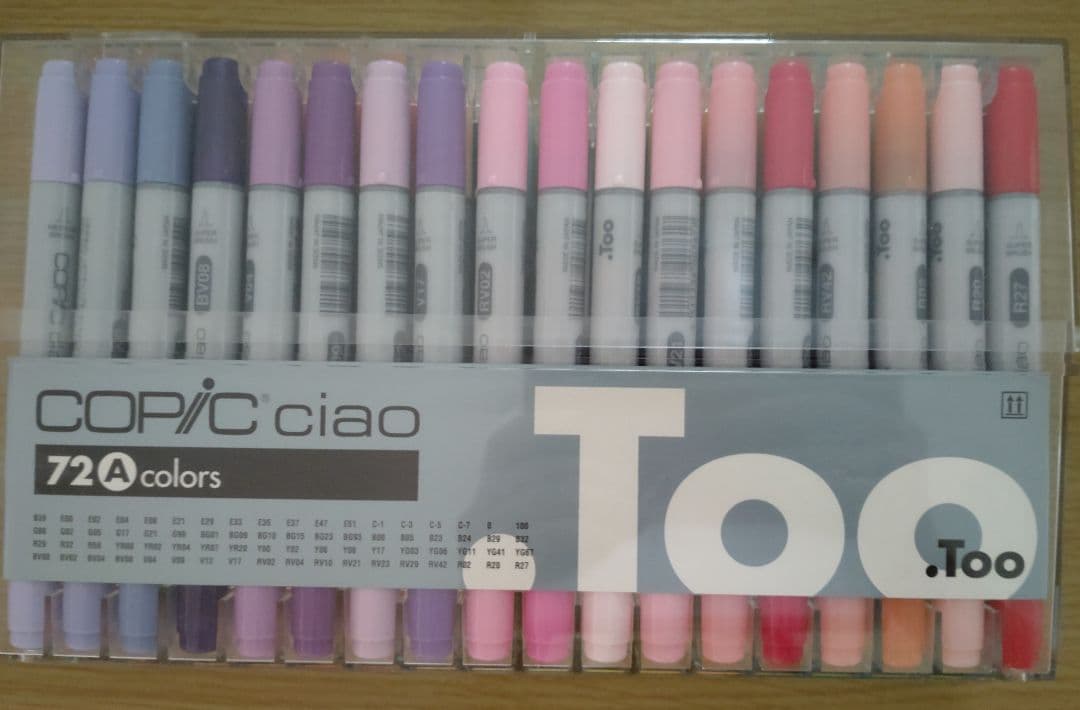 コピック チャオ 72色 Aset アルコールマーカー