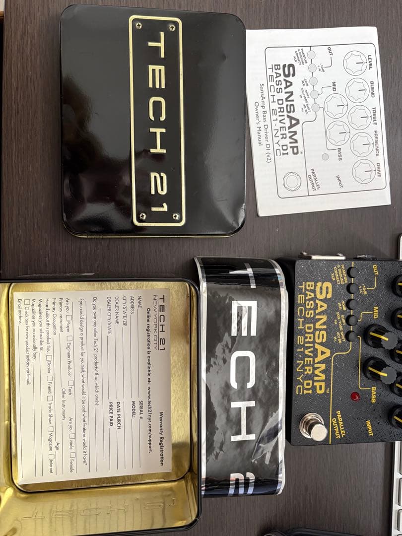 ベース sansamp bassd di v2