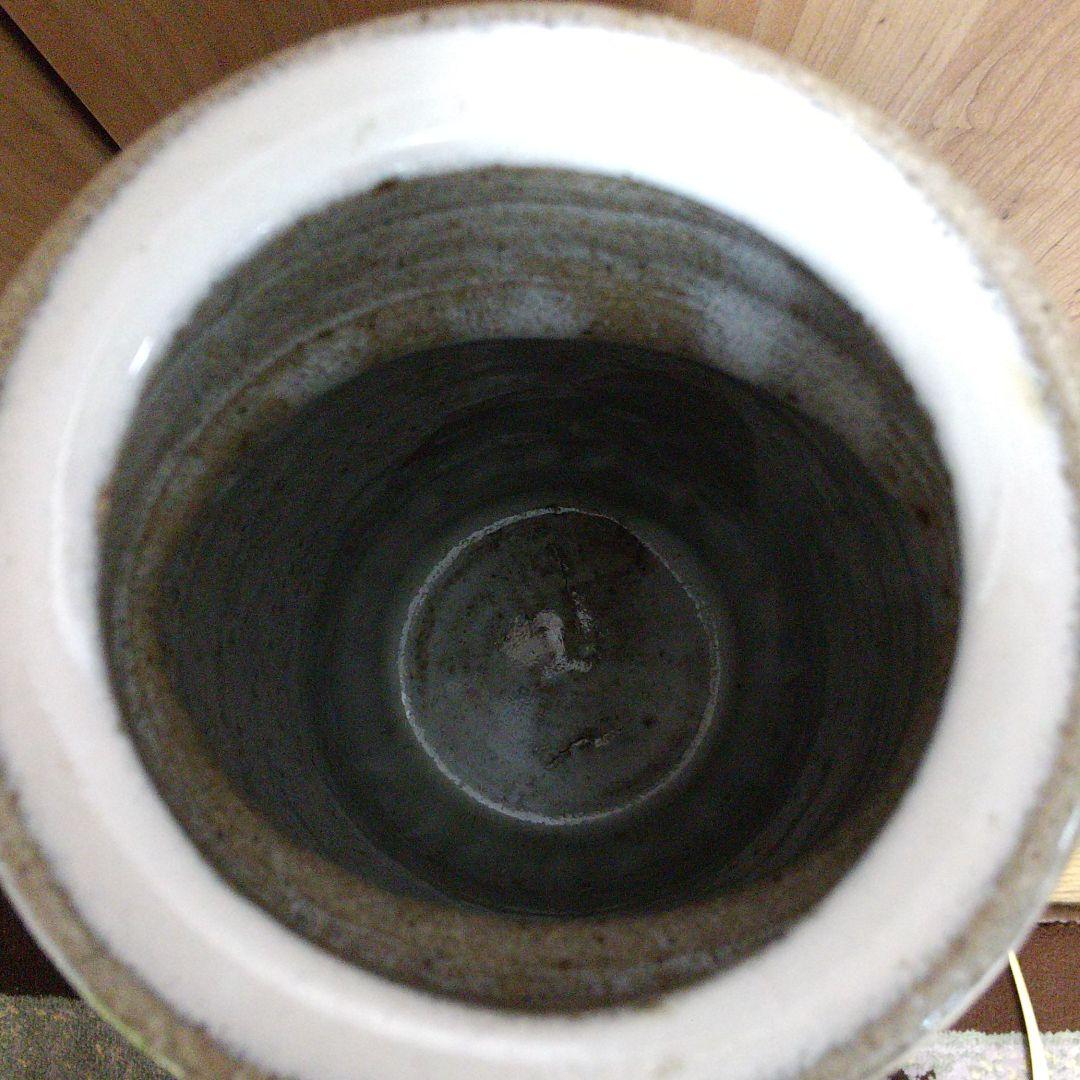 十三代 中里太郎右衛門 叩き朝鮮唐津耳付花生