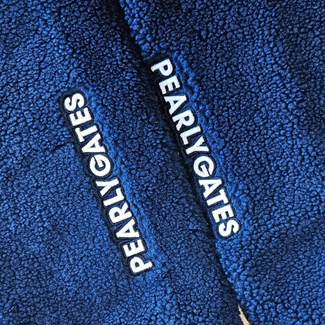 【新品】パーリーゲイツ　レッグウォーマー　ボアフリース　ネイビー