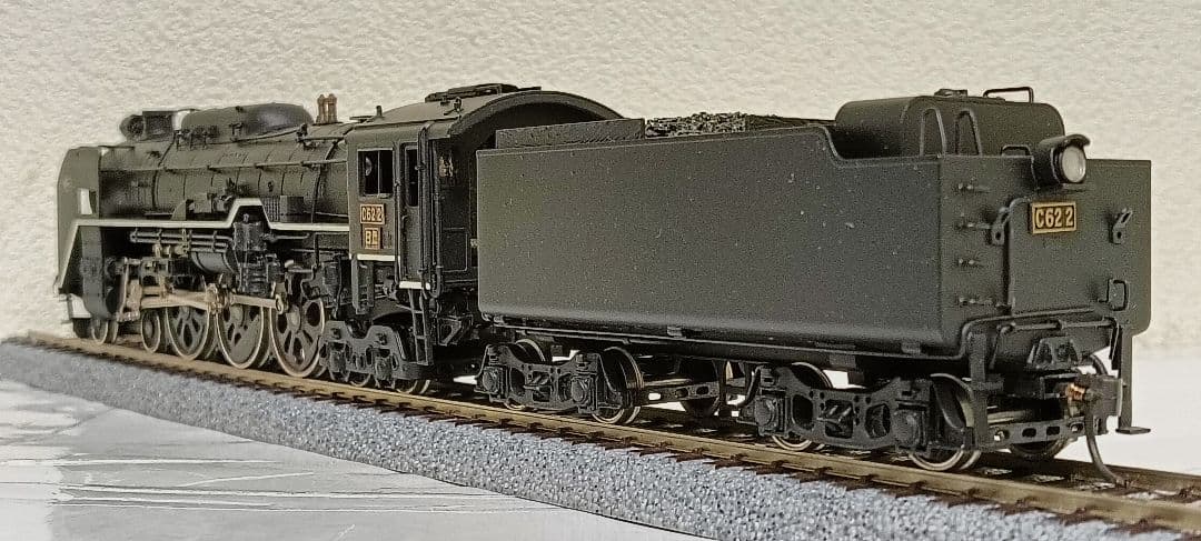 HOゲージ 天賞堂 Ｃ622号機蒸気機関車 No491、メンテナンス済