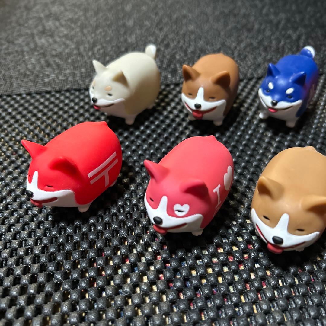 コーギー　柴犬　フィギュア　置物　ガチャガチャ　ガチャポン