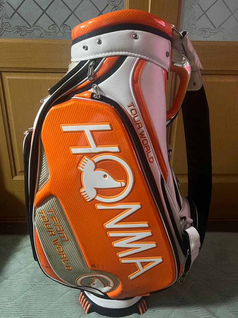 HONMA TOUR WORLD キャディバッグ オレンジ