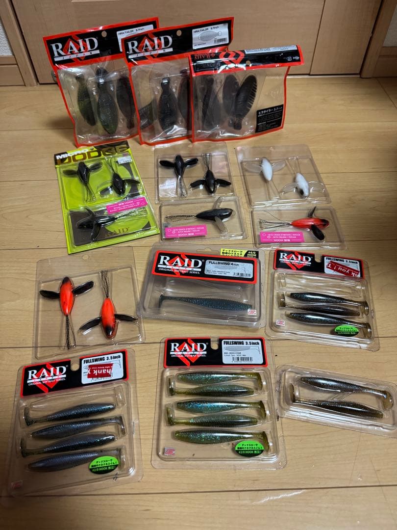 バス釣り引退セット ワームセット 150点以上