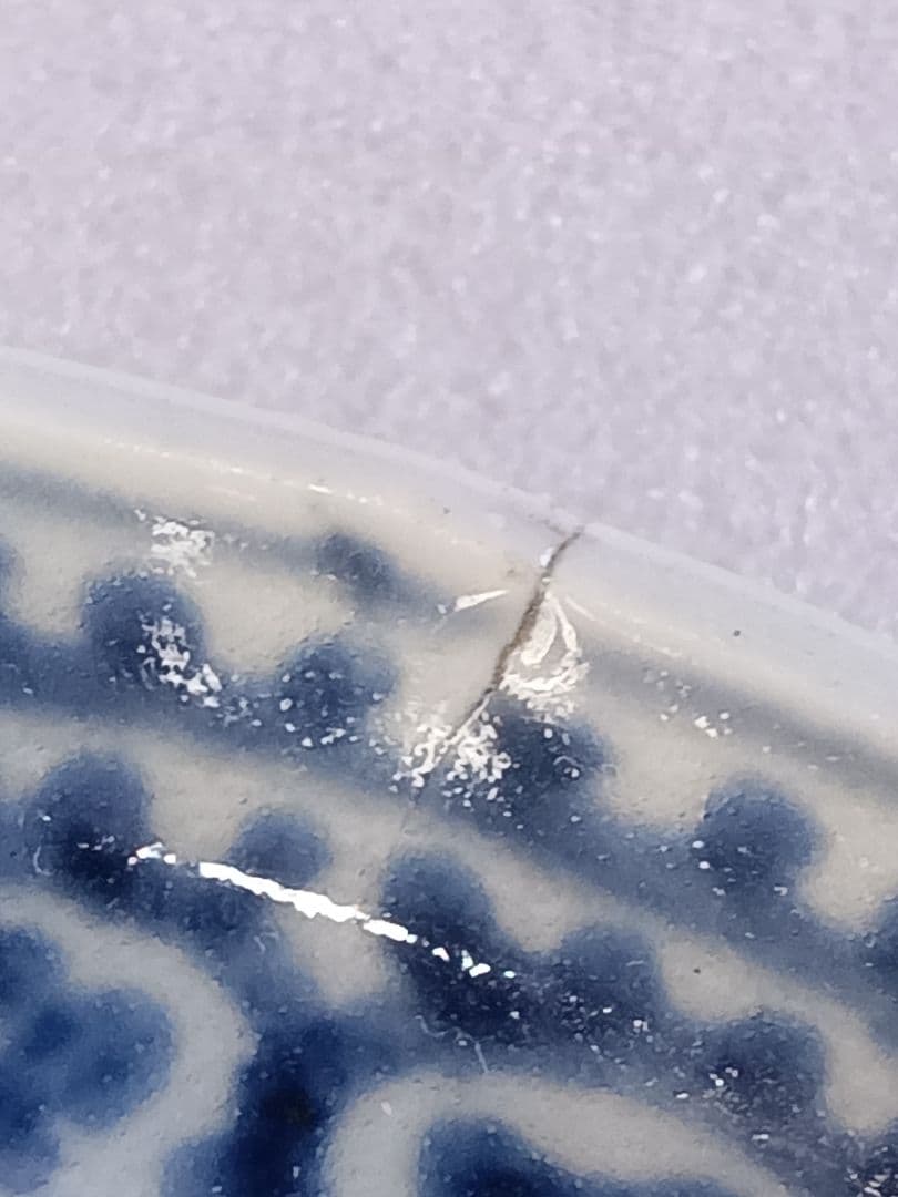 古伊万里　蛸唐草文様　三枚