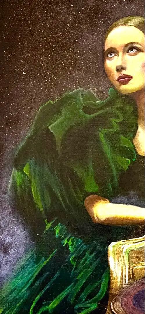 アクリル画 絵画 キャンバスF8号サイズ原画 額無し