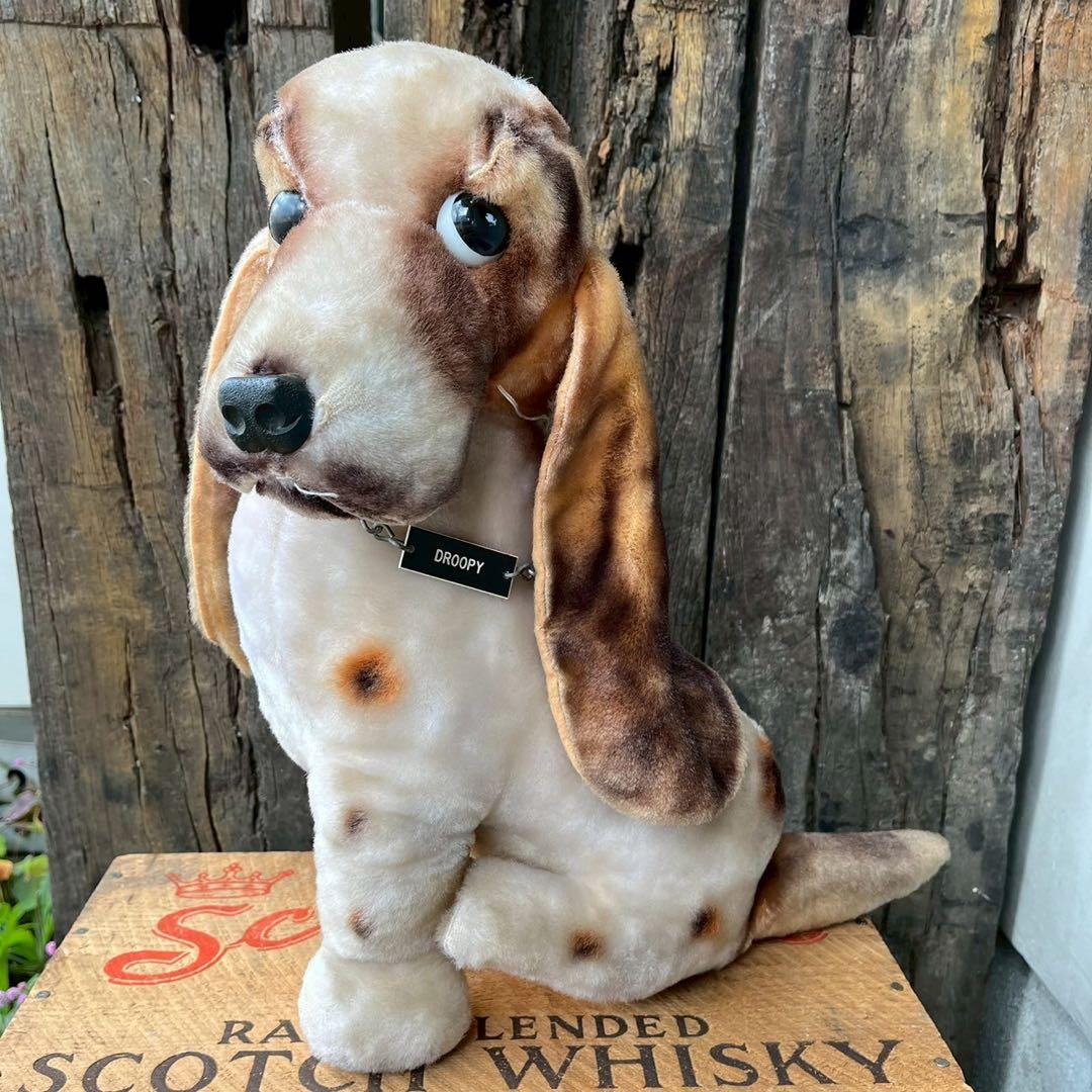【USA vintage】 “DROOPY” カマー ぬいぐるみ　犬