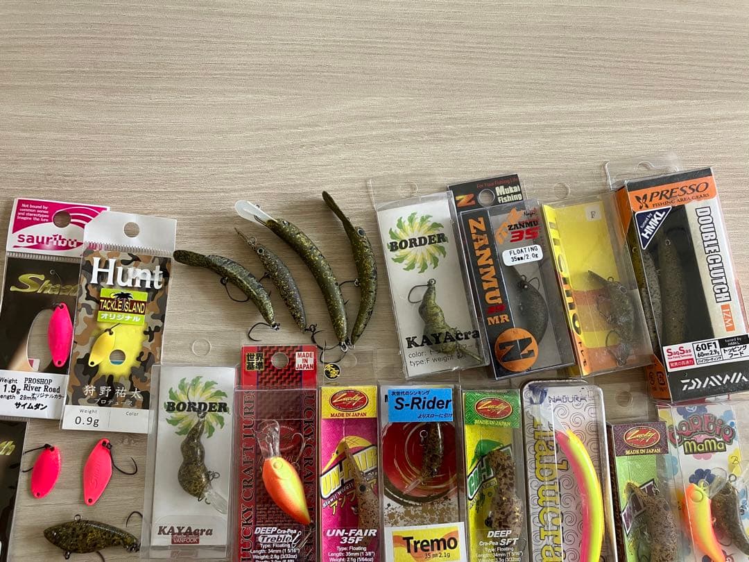 管釣り オリカラルアー リバーロード オオツカ トッピングフード オリカラ多数