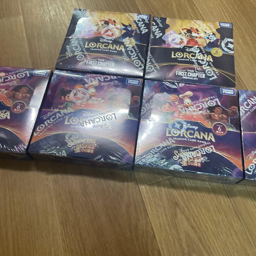 未開封　ディズニー ロルカナ 物語のはじまり×2箱 星々の輝き×4シュリンク付き