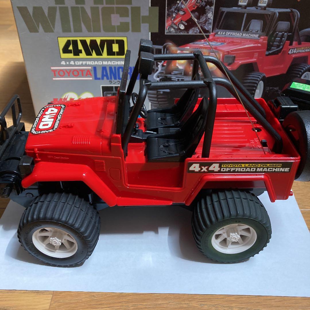 ラジコン　ランドクルーザー　ウインチ　箱付き　昭和