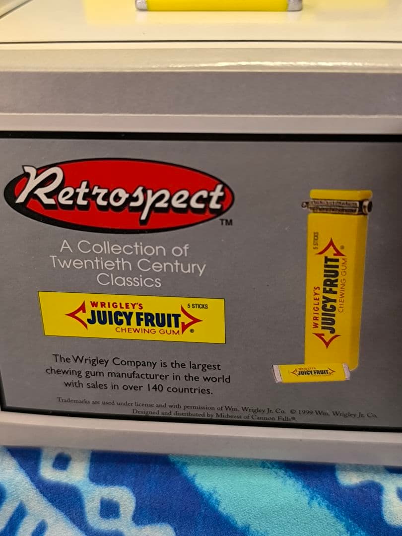 Wrigley's Juicy Fruit ヒンジボックス
