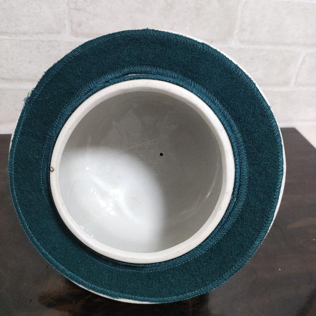 有田焼 古許窯 菊水作 孔雀雉絵図 沈香壺 飾壺 高さ50cm 古美術 骨董品