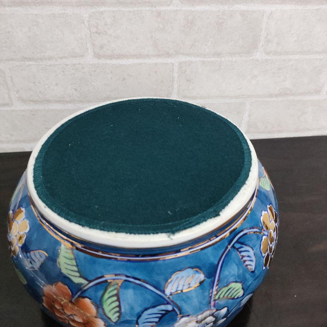 有田焼 古許窯 菊水作 孔雀雉絵図 沈香壺 飾壺 高さ50cm 古美術 骨董品