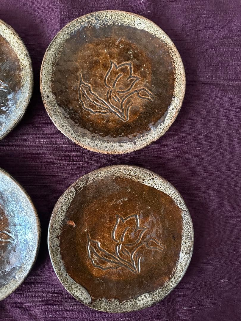 大樋長左衛門 大樋焼 皿 小皿 6枚 ②