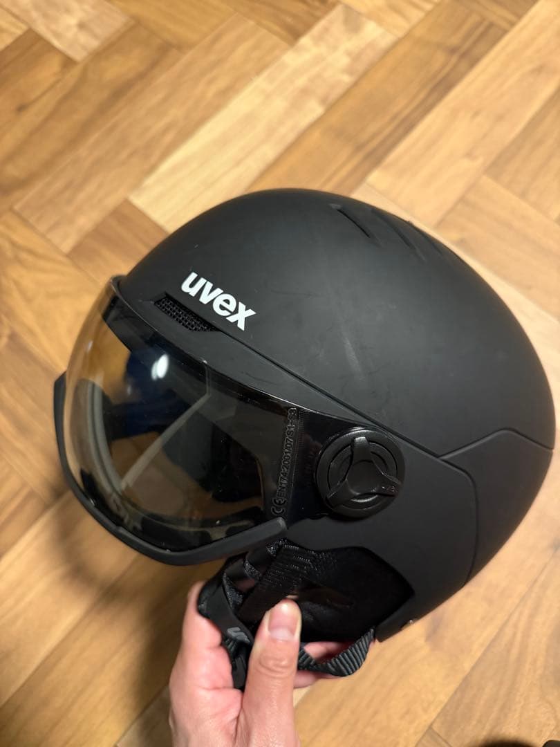 uvex マットブラック　ヘルメット　サイズ54-58